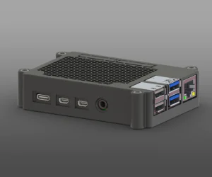 Raspberry Pi 4B Case 3D Models