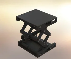 Platform Jack With M3 Screws And Inserts 3D Models