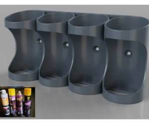Spray Can Holder 1X67Mm3X60Mm 3D Models