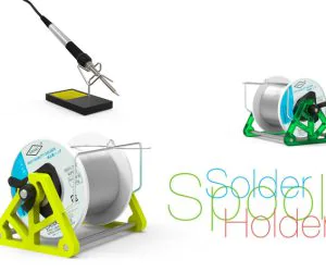 Solder Spool Holder 3D Models