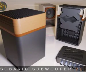 Isobaric Subwoofer V1.0 3D Models