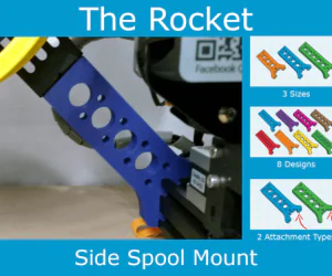The Rocket Side Spool Mount Creality Ender 3 Prov2 3D Models