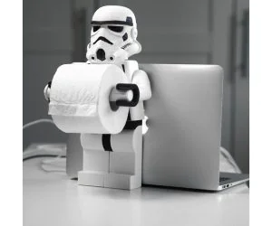 Stormtrooper Lego Toilet Paper Holder 3D Models