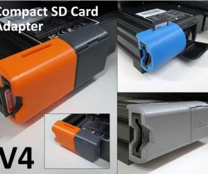 Ender 3 Pro V2 Compact Sd Card Adapter Housing V4 3D Models