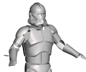 Clonetrooper Armor And Helmet Star Wars 3D Models