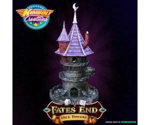 Fates End Dice Tower Free Wizard Tower 3D Models