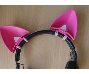 Cat Ears For Headphones 3D Models