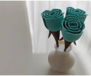 Roses Vase Mini Edition 3D Models