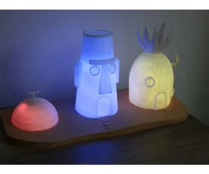 Spongebob Bikini Bottom Lamp 3D Models