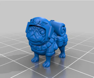 Cadian Pug 3D Models