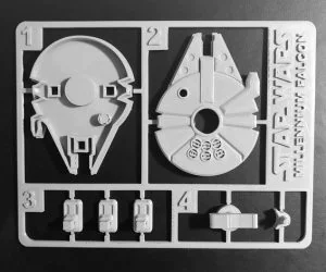 Millennium Falcon Kit Card 3D Models