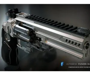 Konstantine Heavy Revolver 3D Models