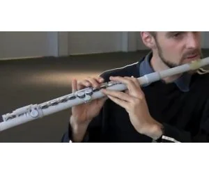 3D Printed Transversal Flute From Mit Lab 3D Models