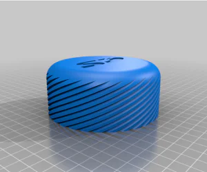 Two Part Threaded Sd Card Storage Case 3D Models