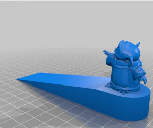 Grogu Baby Yoda Door Stop 3D Models