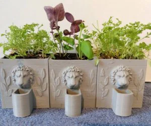 Plant Pot Self Watering Blumentopf 3D Models