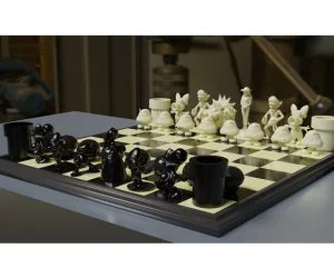 Mario Chessset W 3D Printable Boards Dmcg 3D Models
