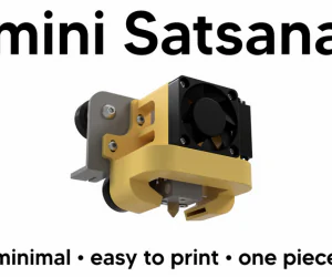 Mini Satsana A Compact Fan Duct For Creality Printers 3D Models