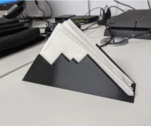 Mountain Napkin Holder 3D Models