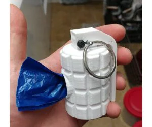 Dookie Bomb Dog Bag Holder 3D Models