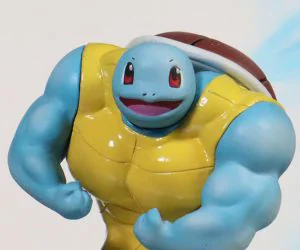 Ultra Swole Squirtle 3D Models