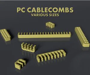Pc Cable Combs Cablecomb Cablecombs 3D Models