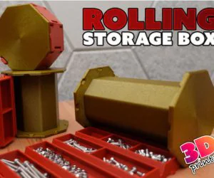 Rolling Storage Box 3D Models