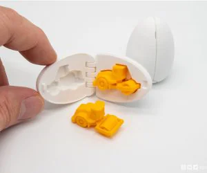 Surprise Egg 12 Tiny Steamroller 3D Models