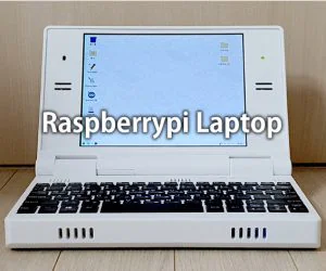 Raspberrypi Laptop Casewith 8Inch 1024X768 Display 3D Models