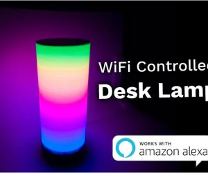 Wifi Controlled Desk Lamp 3D Models
