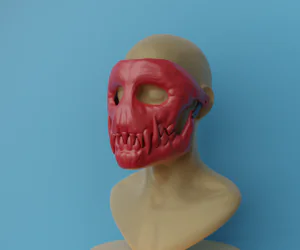Skully The Articulated Mask 3D Models