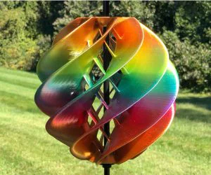 Spherical Wind Spinner 3D Models
