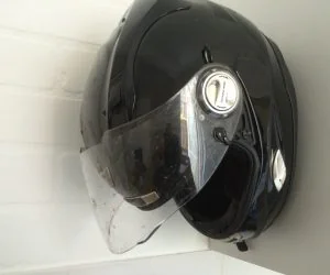 Motorcycle Helmet Wall Bracket 3D Models