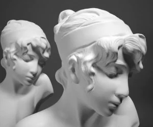 Sapphos Head Refined 3D Models