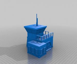 Outpost 6 Building For 28Mm Gaming 3D Models