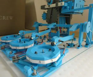 The Turbo Entabulator A 3Dprintable Fully Mechanical Computer 3D Models