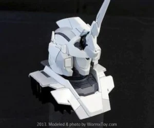 Open Source148 Gundam Unicorn Bust 3D Models