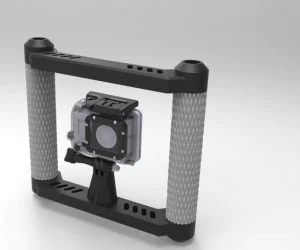 Go Pro Fig Rig Steady. 3D Models