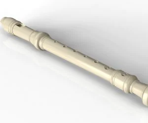 A Recorder Flute 3D Models
