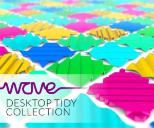 Wave Desktop Tidy Collection 3D Models