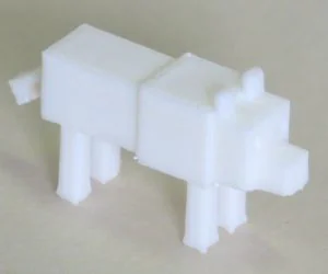 Minecraft Wolf 3D Models