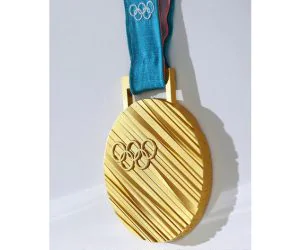 Olympic Gold Medal 3D Models