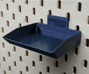 Tray For Ikea Skadis Pegbard 3D Models
