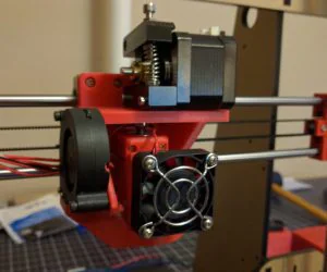 Anet A8 Prusa I3 E3D V6 Upgrade Direct Drive Mount With Print And Hot End Fan Ducts 3D Models