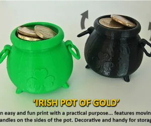Irish Pot Of Gold 3D Models