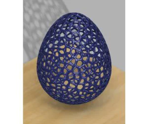 Voronoi Easter Eggs 3D Models