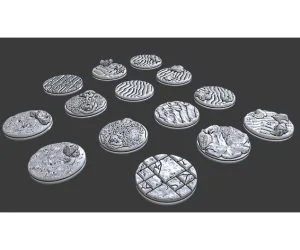 ?”1″” Bases Depths Of Savage Atoll” 3D Models
