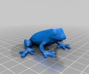 Low Poly Frog 3D Models