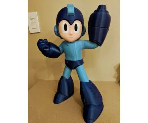 Mega Man Each Color Is A Separate Stl 3D Models