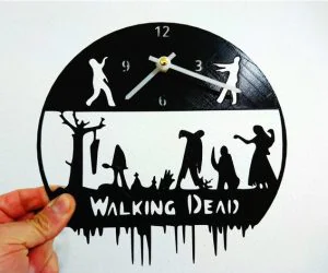 The Walking Dead Clock 3D Models
